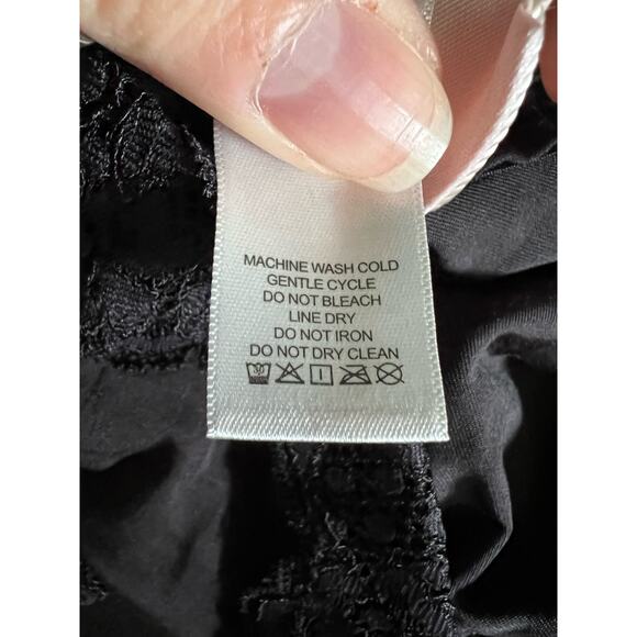 NWT Free People We Are HAH Women's Back Off Bodysuit Open-Back Noir Black SZ XS - Picture 11 of 13